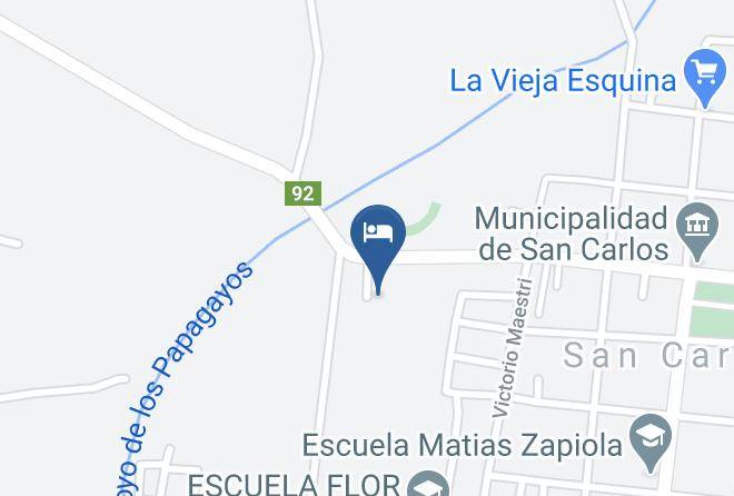 San Carlos - Cabanas Amanecer De Uco Maps