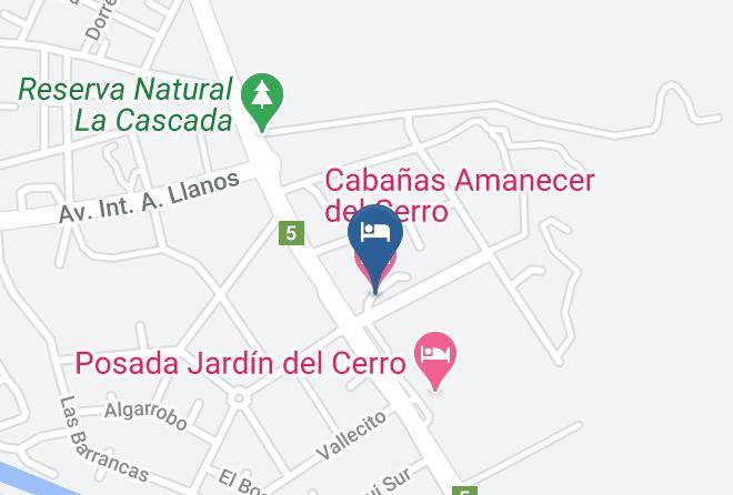 Calamuchita Department - Cabanas Amanecer Del Cerro Maps