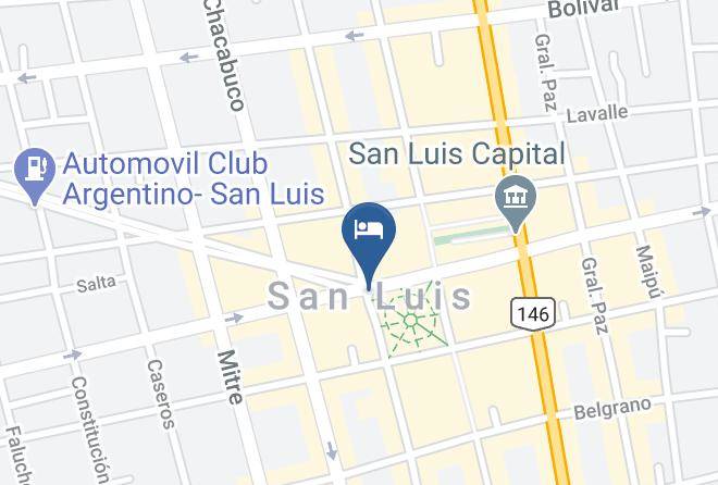 La Capital San Luis - Cabanas Ambay Maps