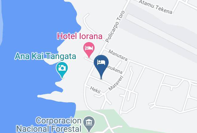 Easter Island - Cabanas Anakena Maps