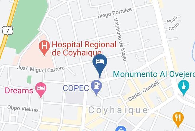 Coyhaique Province - Cabanas Ancestros Maps