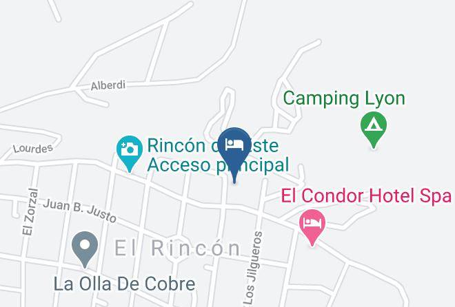 Santa Rosa Dellara - Cabanas Anta Tica Maps