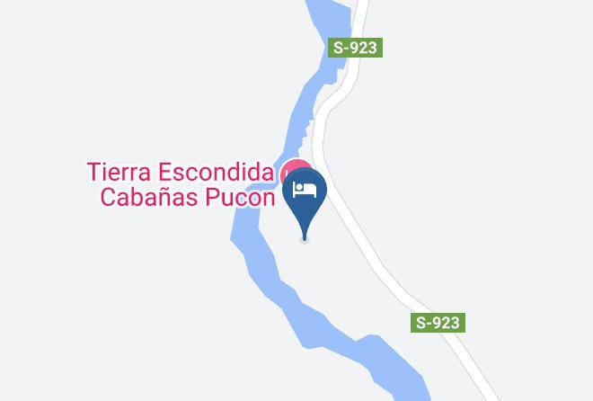 Cautin Province - Cabanas Antukullen La Poza Del Trancura Maps
