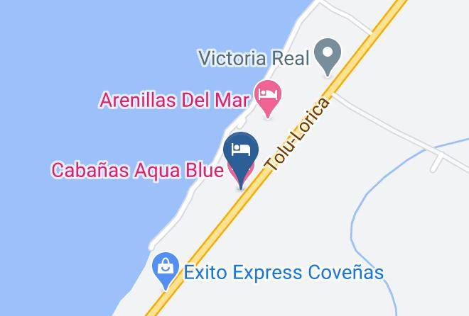 Covenas - Cabanas Aqua Blue Maps