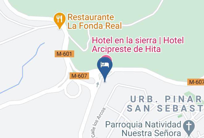 Madrid - Cabanas Arcipreste De Hita Maps