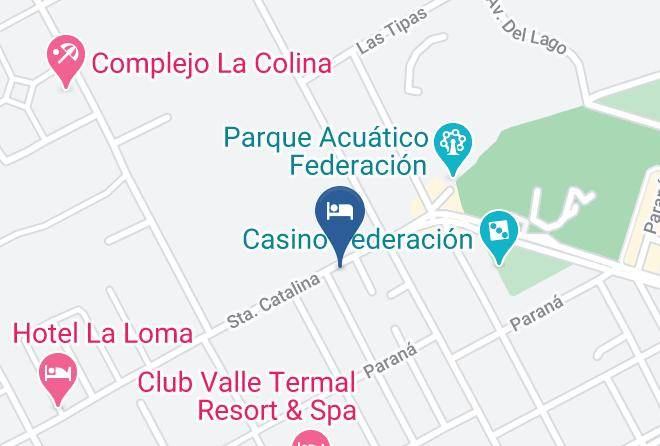 Federacion - Cabanas Arco Iris Maps