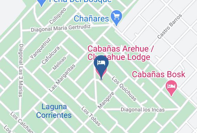General Pueyrredon Partido - Cabanas Arehue Clumahue Lodge Maps
