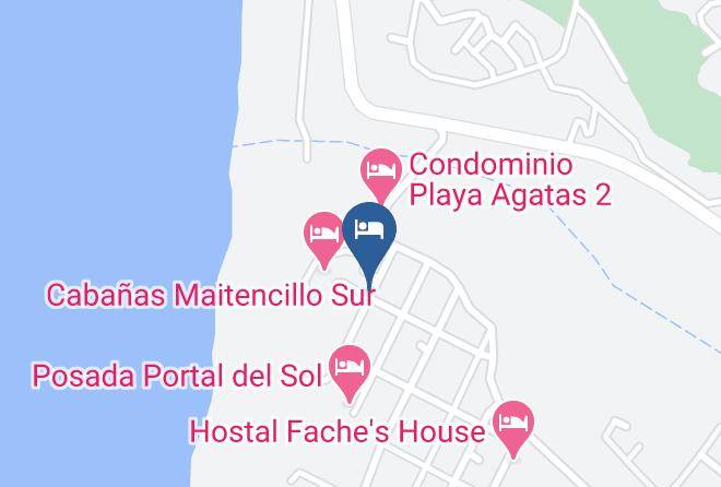 Valparaiso Province - Cabanas Arenita Maps