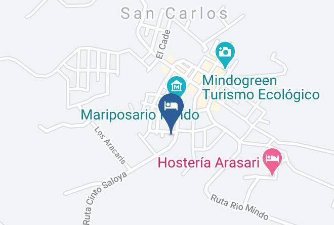 San Miguel De Los Bancos - Cabanas Armonia Y Jardin De Orquideas Maps
