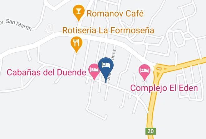 La Capital San Luis - Cabanas Aromas De Las Sierras Maps