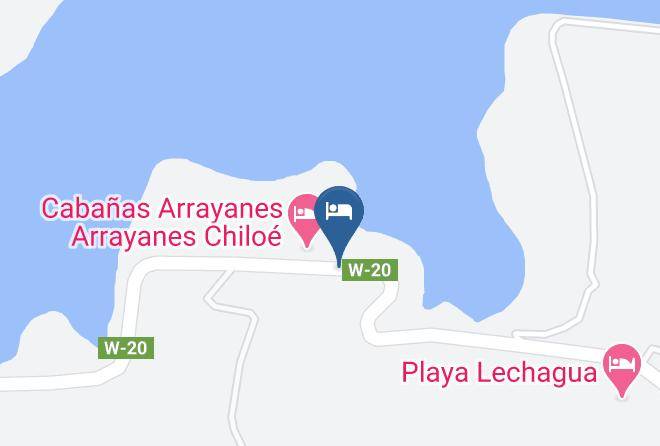 Chiloe Province - Cabanas Arrayanes Maps