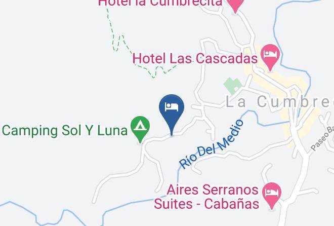 Calamuchita Department - Cabanas Arroyo Escondido Maps