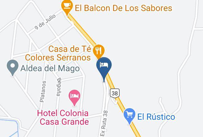 Punilla Department - Cabanas Atunhuasi Maps