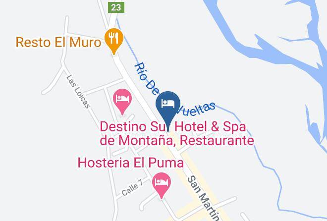 Lago Argentino - Cabanas Austral Maps