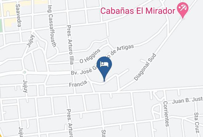 Punilla Department - Cabanas Bahia Do Joao Maps