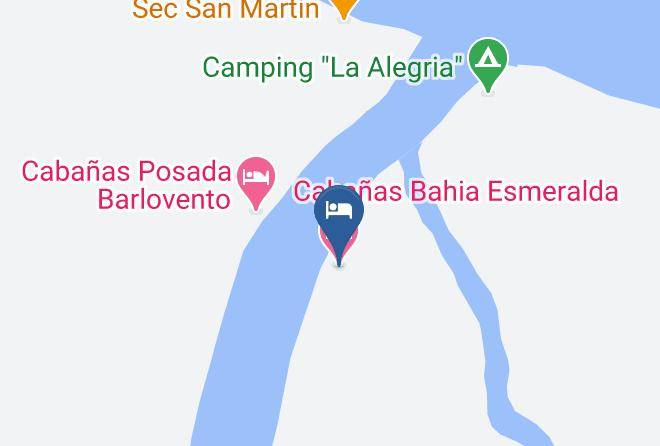 Islas Tigre - Cabanas Bahia Esmeralda Maps
