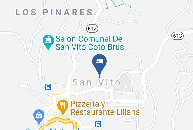 Coto Brus - Cabanas Bambu Maps
