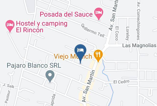 Calamuchita Department - Cabanas Berghutten Maps