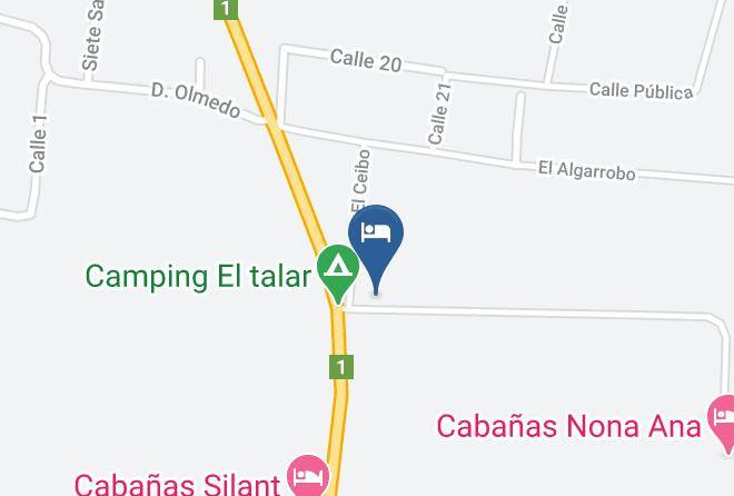 Santa Rosa Dellara - Cabanas Betania Maps