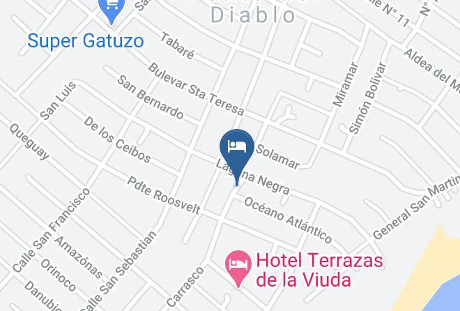 Rocha - Cabanas Bien Al Este Maps