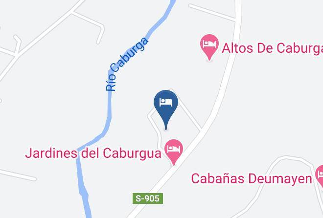 Cautin Province - Cabanas Borde Volcan Maps