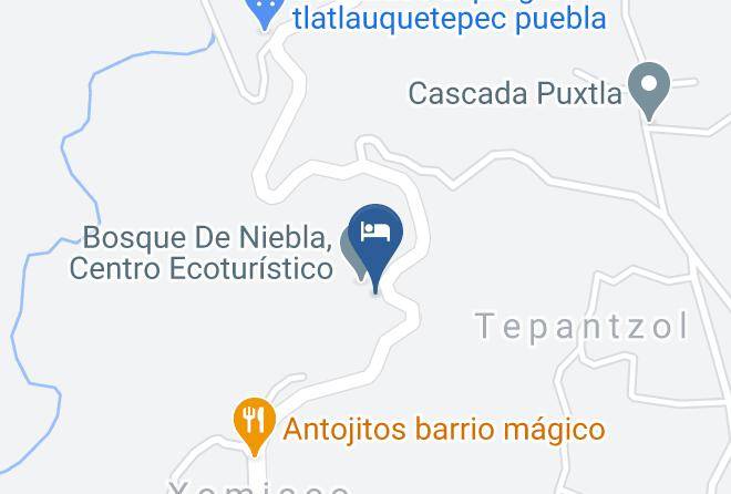 Tlatlauquitepec - Cabanas Bosque De Niebla Maps