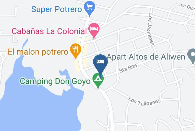 La Capital San Luis - Cabanas Brisa Del Lago Maps