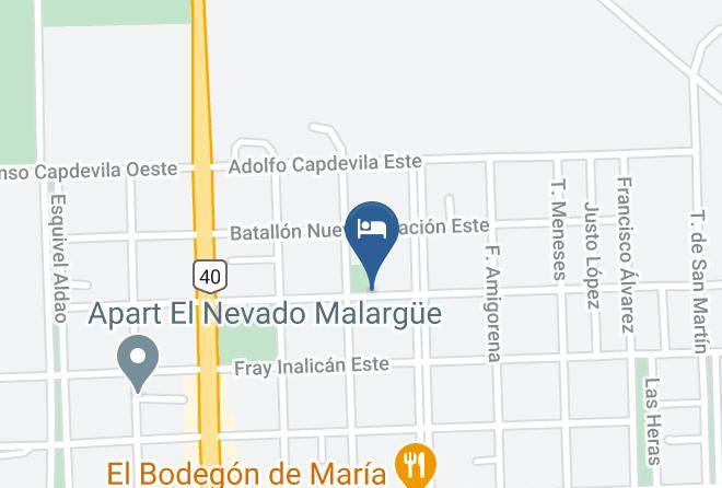 Malargue - Cabanas Brisas Del Sur Maps