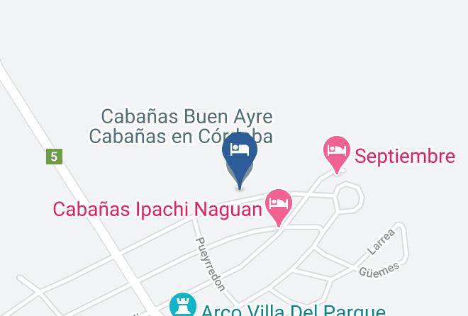 Calamuchita Department - Cabanas Buen Ayre Cabanas En Cordoba Maps