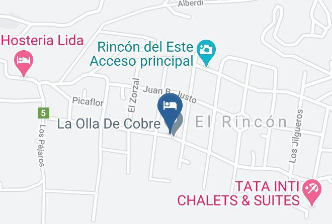 Santa Rosa Dellara - Cabanas Buena Vista Maps