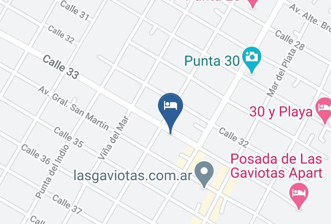 Villa Gesell - Cabanas Caleumen Maps