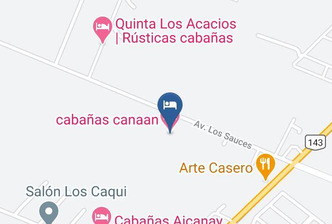 San Rafael - Cabanas Canaan Maps