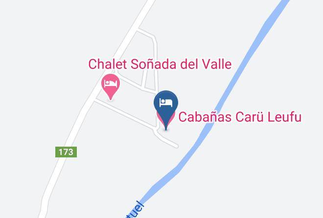 San Rafael - Cabanas Caru Leufu Maps