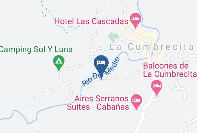 Calamuchita Department - Cabanas Cerro Cristal Maps