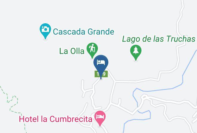 Calamuchita Department - Cabanas Cerro Cumbrecita Maps