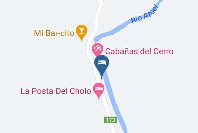 San Rafael - Cabanas Cerro Encantado Maps