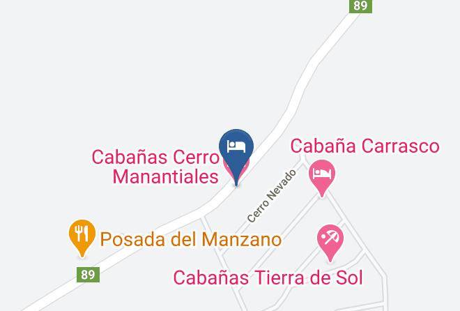 Tunuyan - Cabanas Cerro Manantiales Maps
