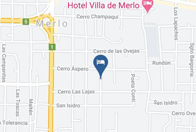 Santa Rosa Dellara - Cabanas Cerro Nevado Maps