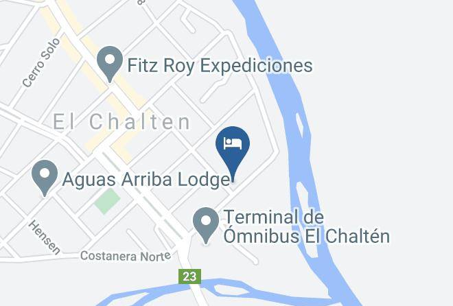 Lago Argentino - Cabanas Cerro Torre Maps