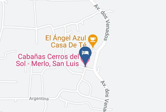 Santa Rosa Dellara - Cabanas Cerros Del Sol Merlo San Luis Maps