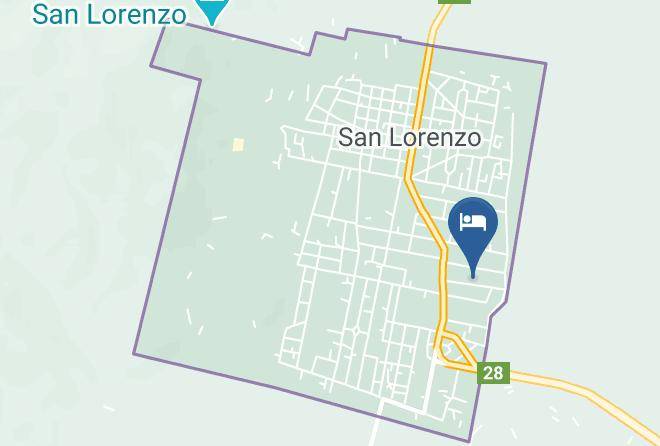 Villa San Lorenzo - Cabanas Cielo Azul Maps