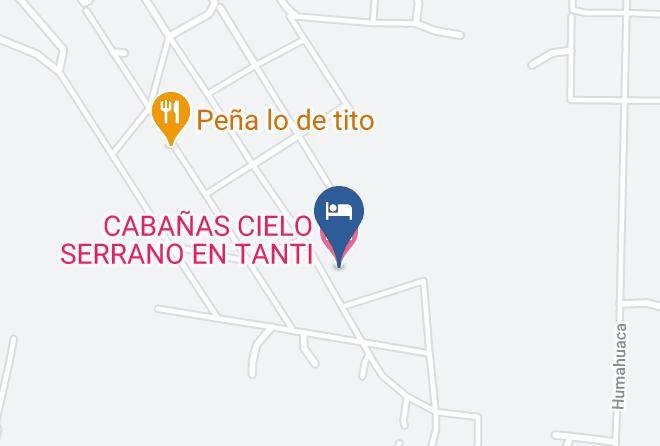 Punilla Department - Cabanas Cielo Serrano En Tanti Maps