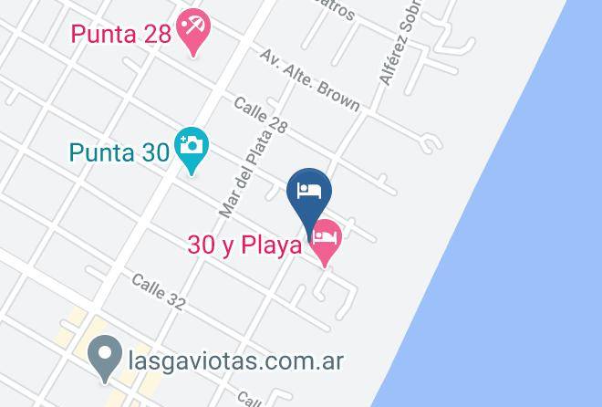 Villa Gesell - Cabanas Ciromarino Maps