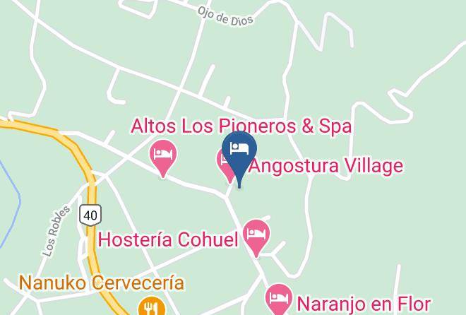 Villa La Angostura - Cabanas Colibri Maps
