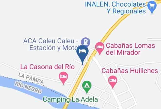Caleu Caleu Department - Cabanas Comarca Del Colorado Maps