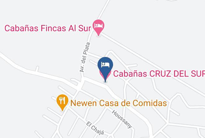 Villa Gesell - Cabanas Cruz Del Sur Maps