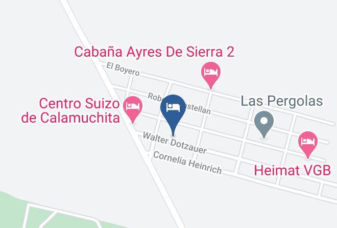 Calamuchita Department - Cabanas Cuatro Horizontes Maps