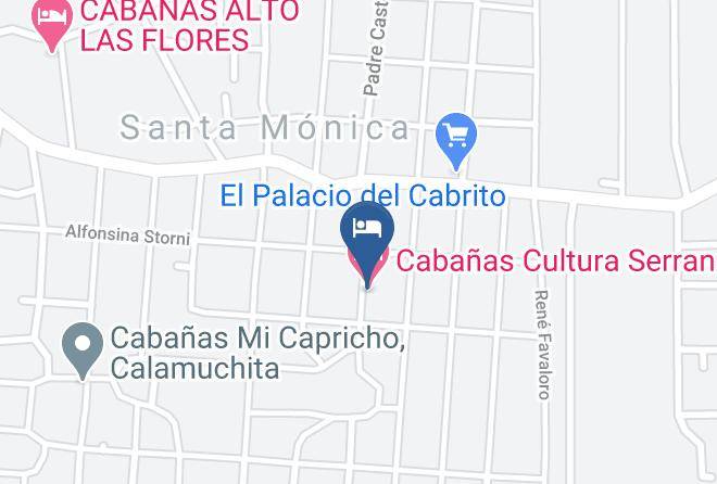 Calamuchita Department - Cabanas Cultura Serrana Maps