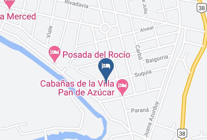 Punilla Department - Cabanas Cuzco Chico Maps