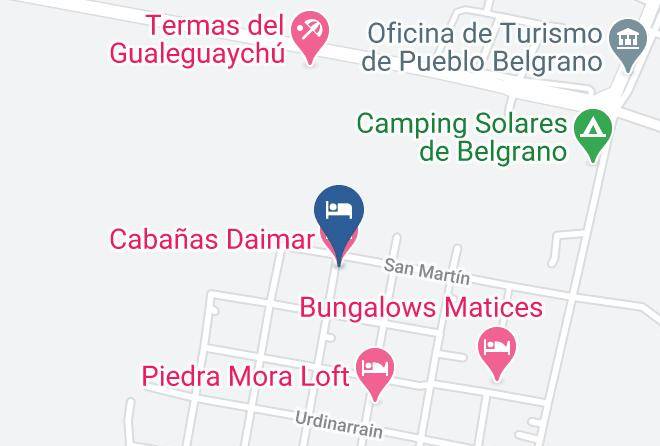 Gualeguaychu - Cabanas Daimar Maps